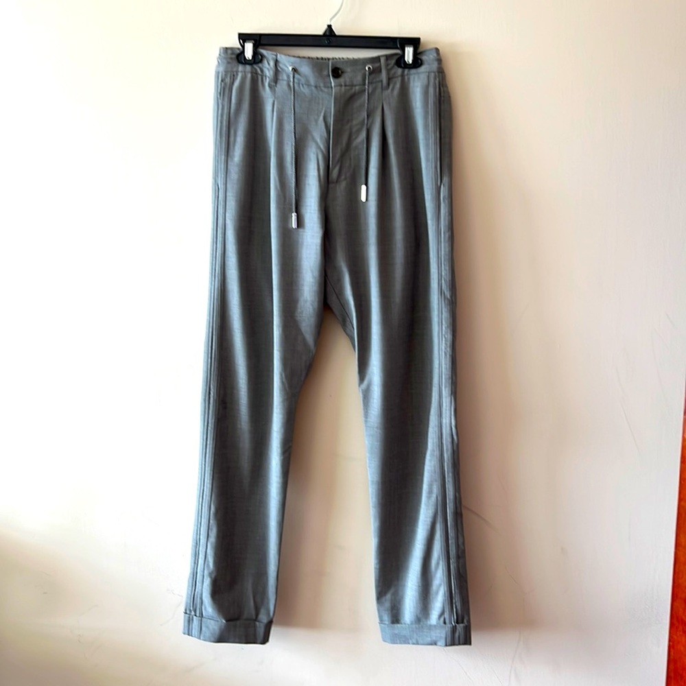Eleventy Platinum Light Greay Dress Joggers Size 32